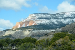 Snow on the Grand Staircase Escalante, east of Bryce.