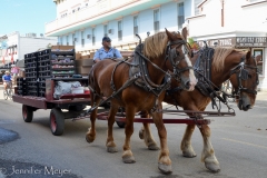 The bread delivery wagon.