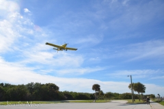 It was flying right over the campground and scaring Gypsy to death.