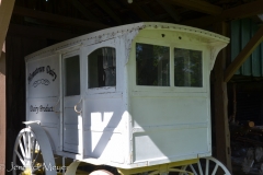 Old dairy wagon.