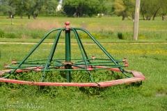 Schoolyard merry-go-round.