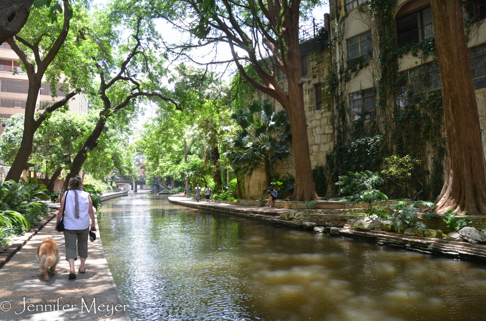 One day we drove into San Antonio and walked along the River Walk.