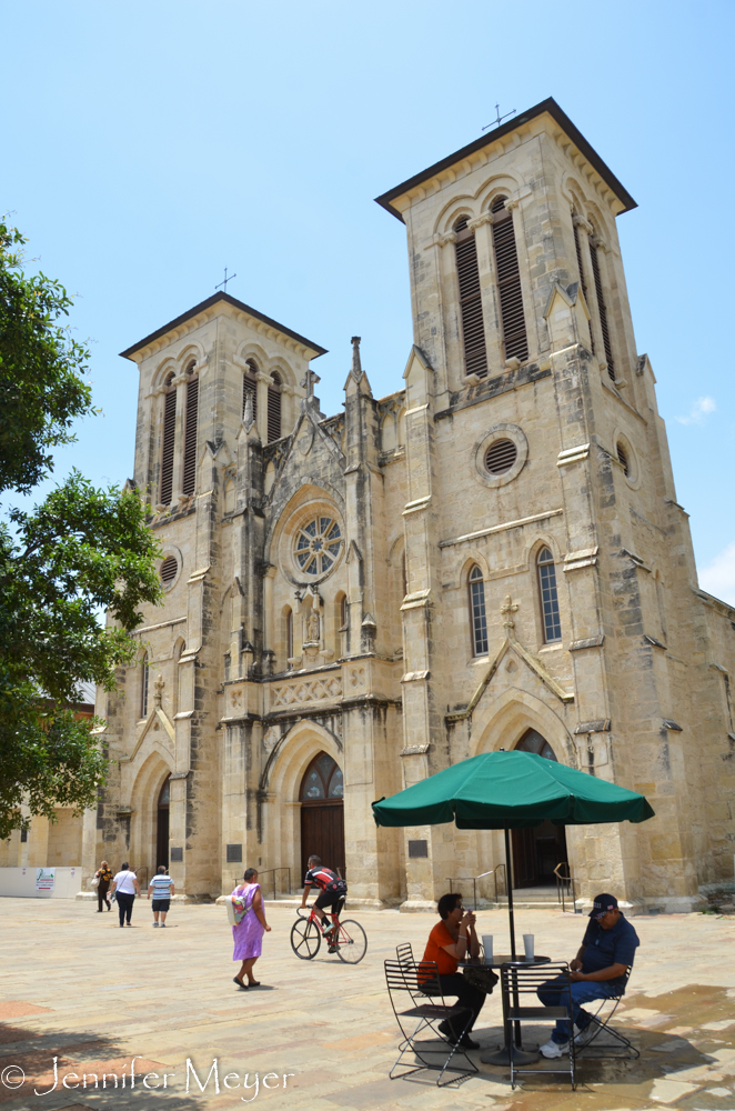 The saloon didn't perservere, but the old cathedral did.