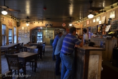 The bar in front of the dance hall.