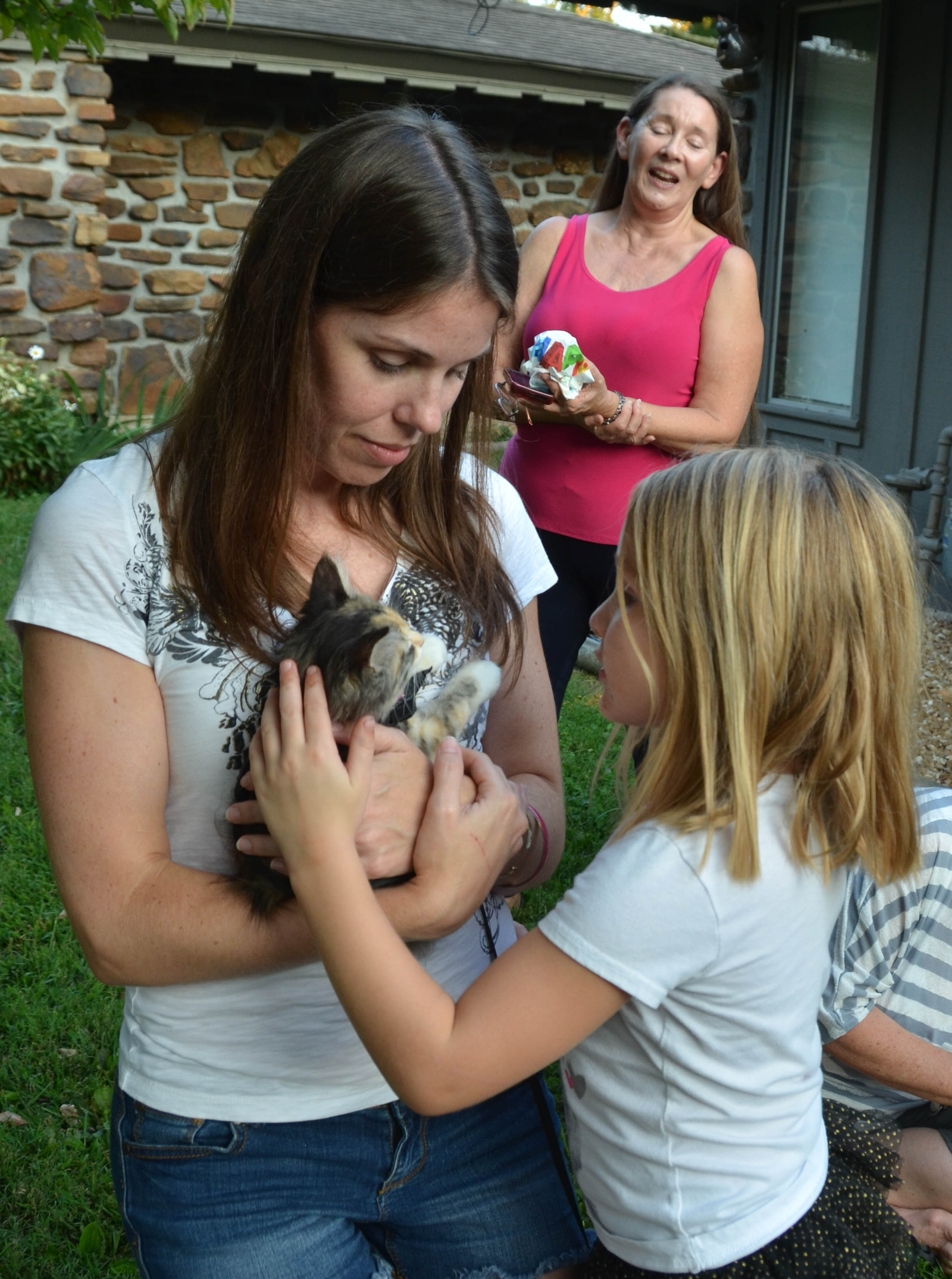 Kendra and Lanie with Gypsy.