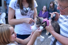 Kendra and Lanie meet Gypsy.